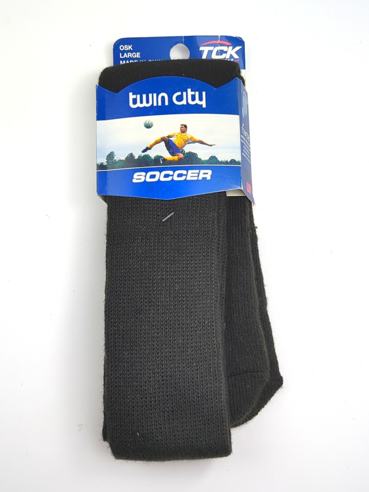 TWIN CITY SOCCER SCARLET RED Tube Socks ADULT 29"-30" Sizes: Sox 10-13/Shoe 9-12