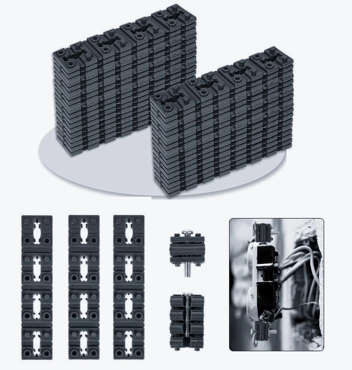100pcs Outlet Spacers for Electrical Box, Electrical Outlet Spacers Shims Switch