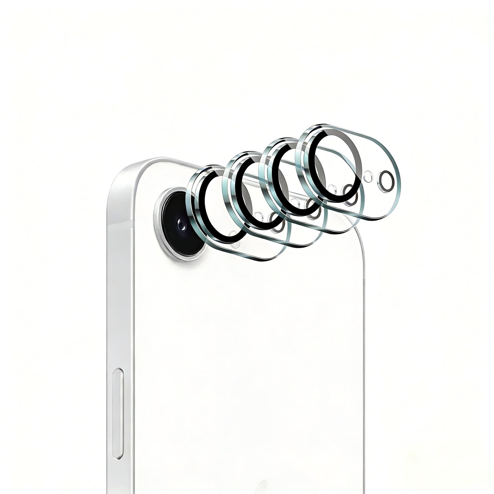 Fynorao 4-Pack Camera Lens Protector for iPhone 16e, 16e