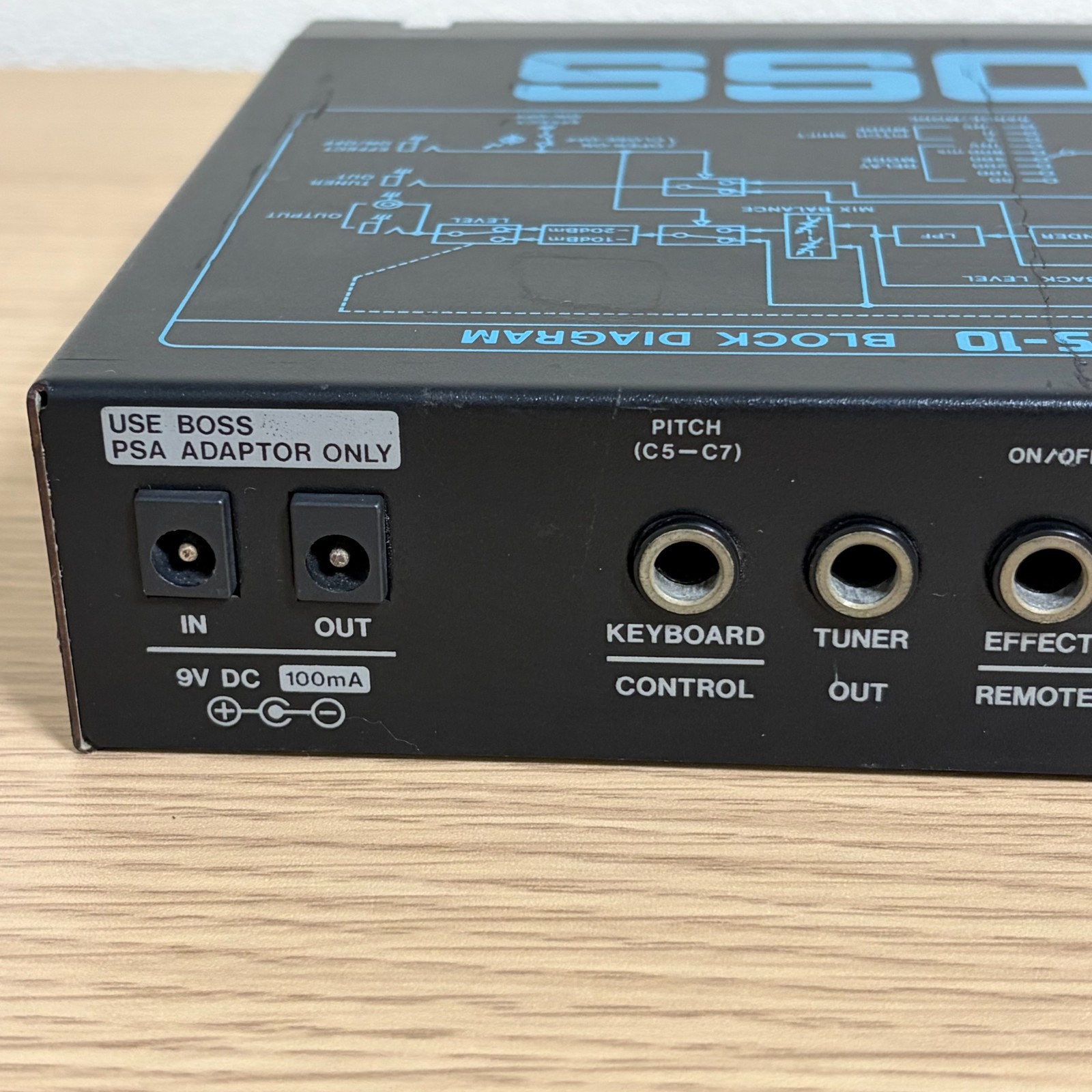 BOSS RPS-10 Digital Pitch Shifter Delay Micro Rack Guitar Effects Processor