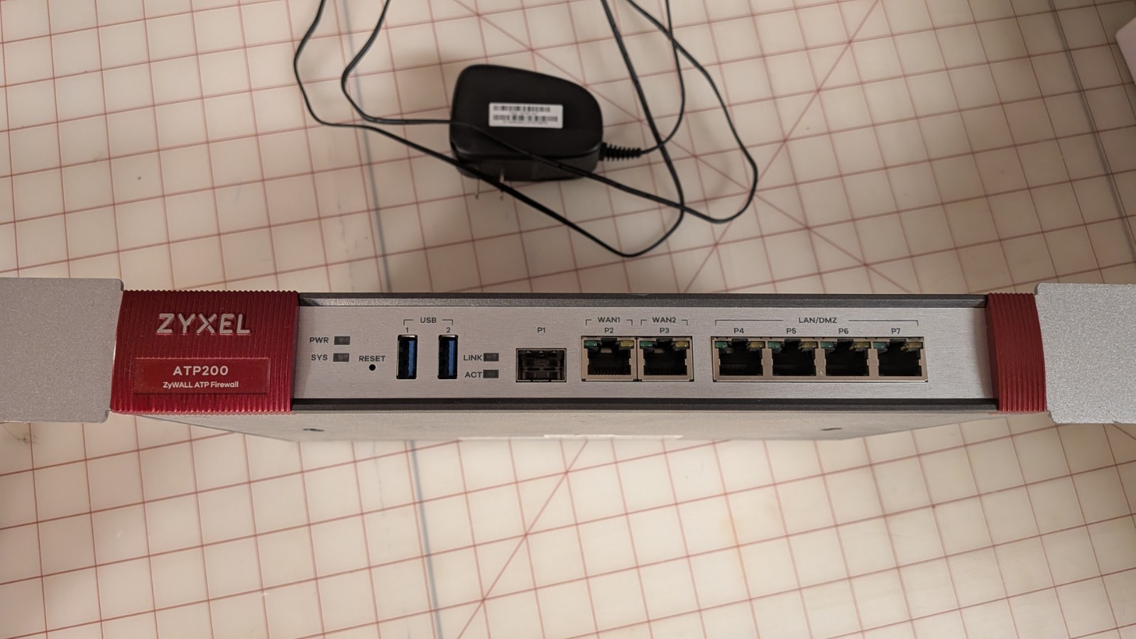 ZyXEL ZyWALL ATP200 Network Security Firewall Appliance