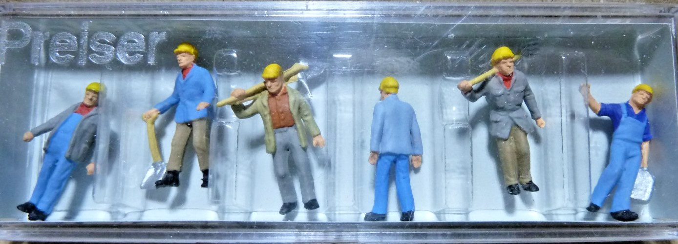 Preiser HO #10033 Track Workers (E)