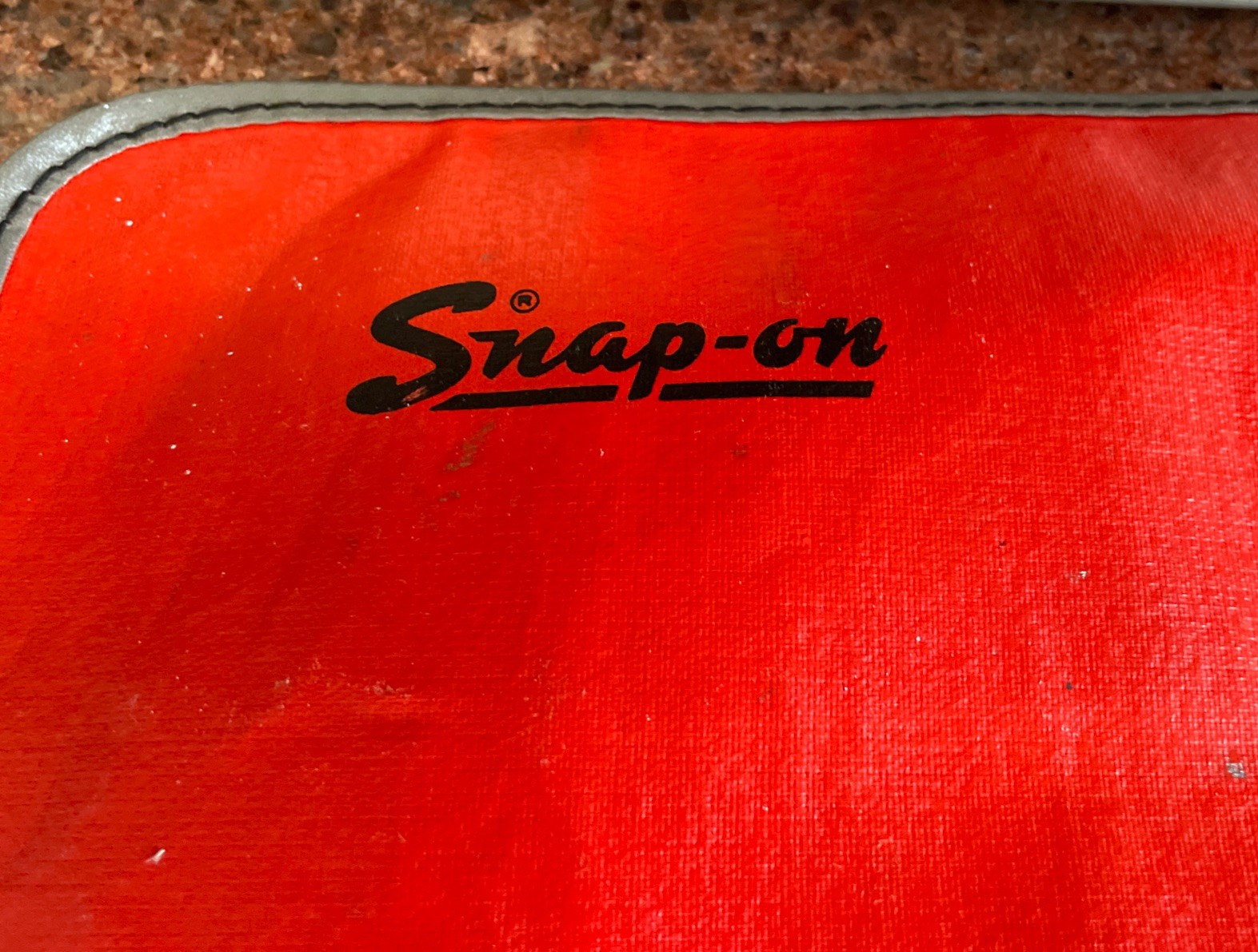 SNAP ON C-93D RED KIT BAG POUCH ROLL 9 POCKETS *VINTAGE