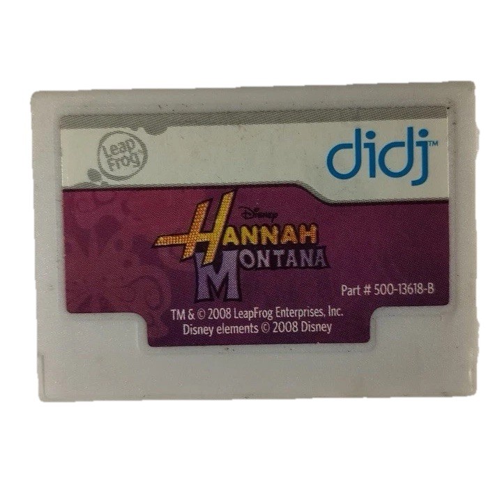 LeapFrog Didj Custom Learning Game Cartridge Hannah Montana Game Cartridge Only