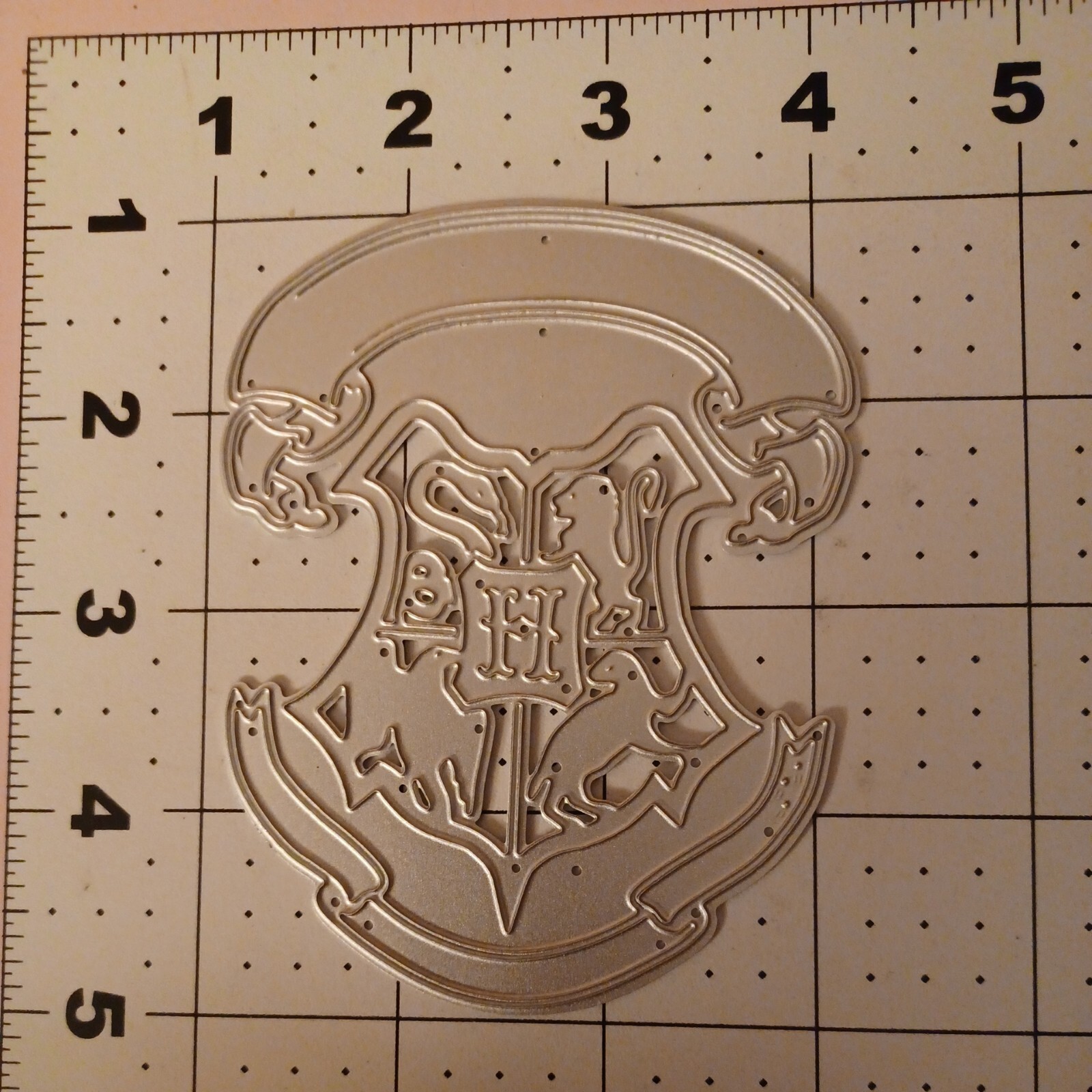 Universal Thin Metal Die Cut Tool Harry Potter Hogwarts School magic shield