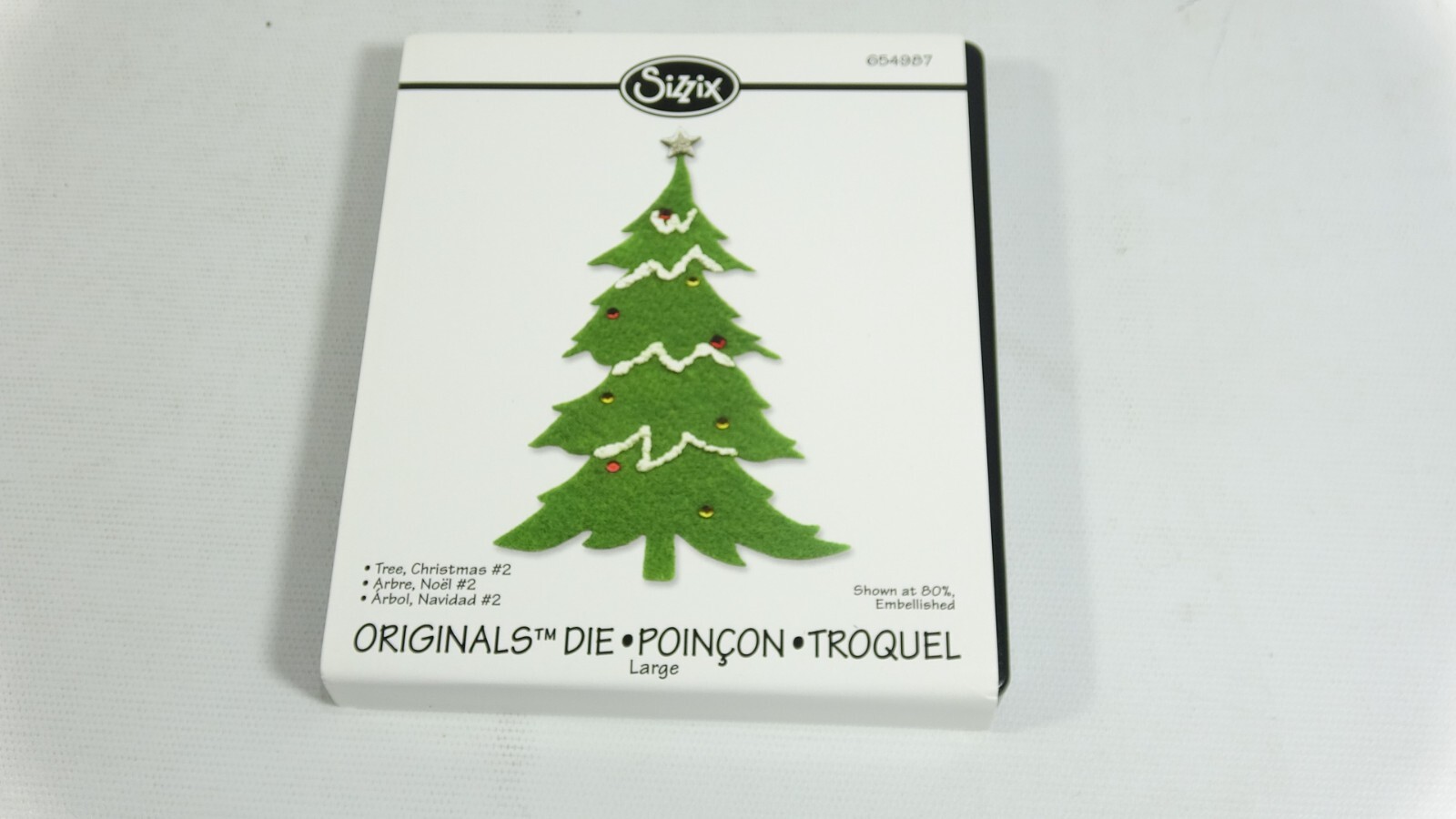 Sizzix Originals Die Christmas Tree #2 654987