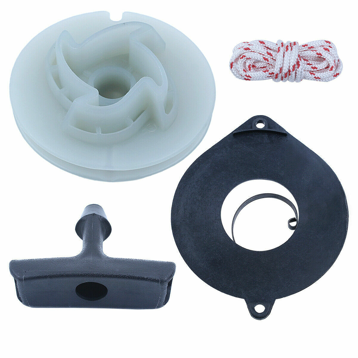 Recoil Starter Pulley Spring Kit For Husqvarna 445 445E 450 455 460 Chainsaw NEW