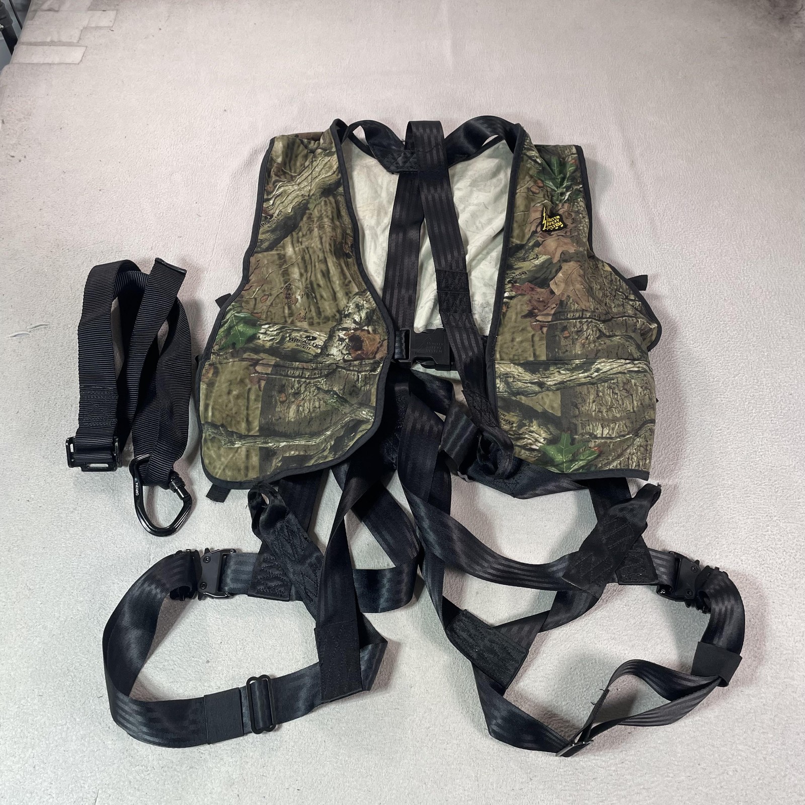 Hunter Safety System Harness Vest Adult 2XL 3XL Brown Camo Hunting Gear Hunt