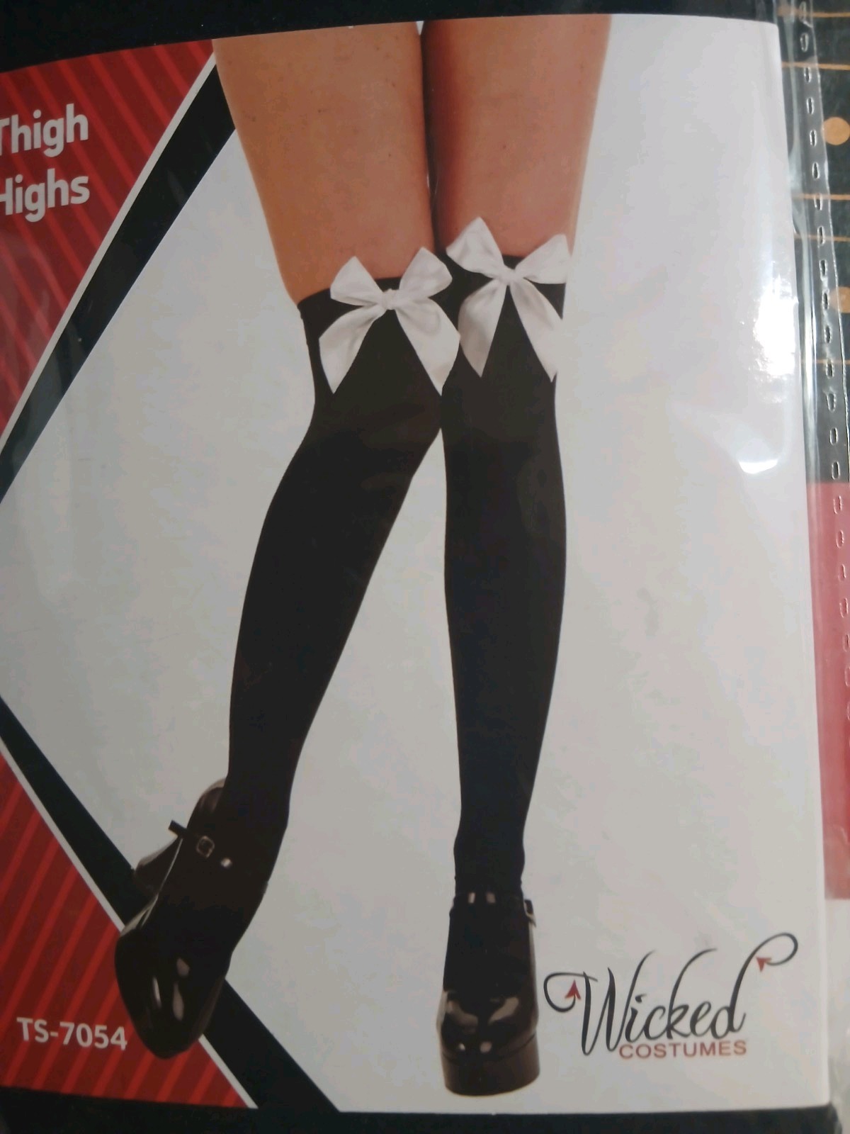 black stocking bows Hoisey Stockings Hen  Fancydress Festival Cosplay Roleplay