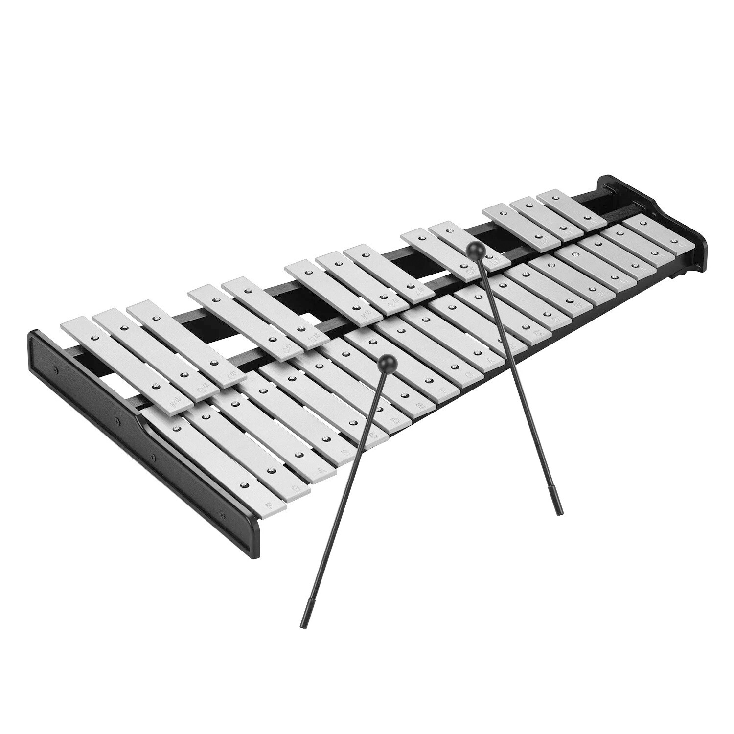 32 Note Xylophone Musical Instrument Educational Develop Training with Mallets