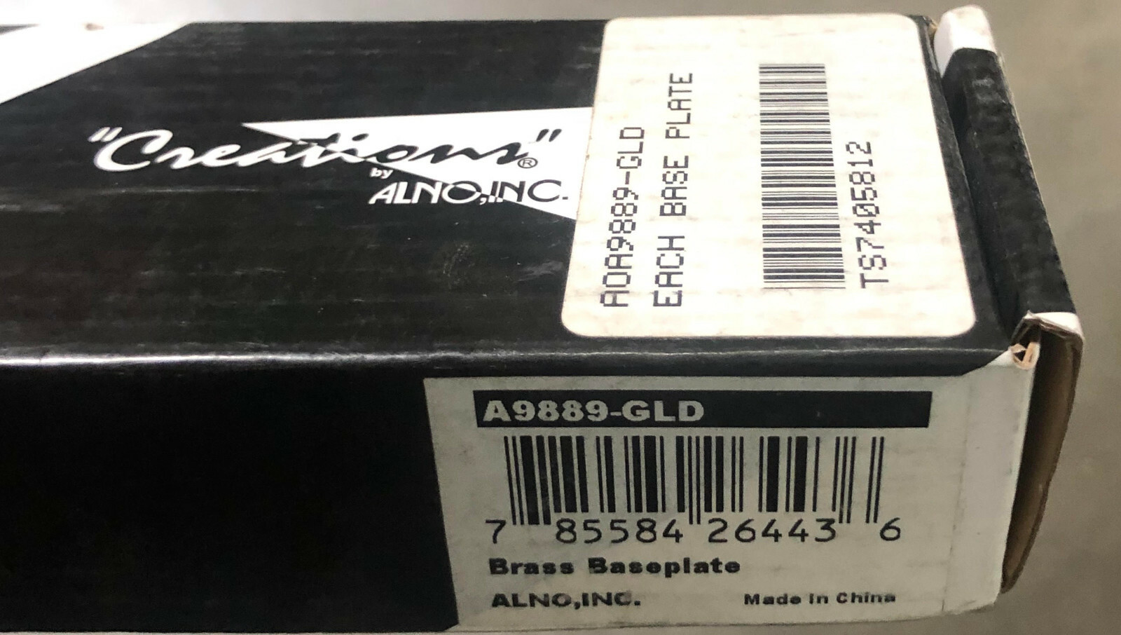 Alno A9889-GLD Each Base Plate - Gold