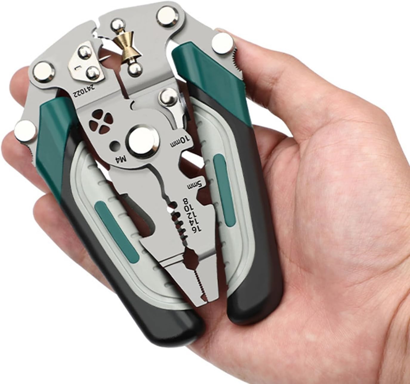 New 21-in-1 Foldable Wire Stripper,Multi-function Wire Stripping Cable-Cutter