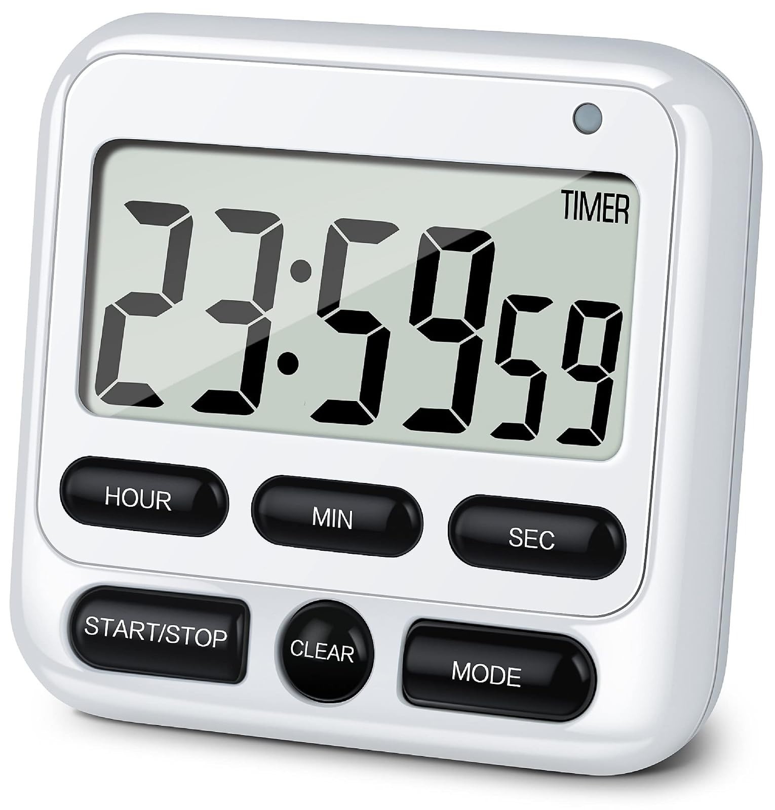 KTKUDY 4-in-1 Digital Kitchen Timer with Alarm & Count Up/Down Function