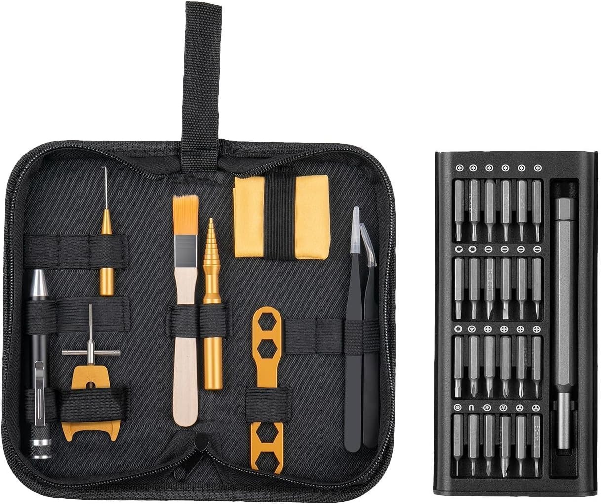 QUA'ANNYU Fishing Reel Maintenance Kit, One Size, Gold-Manual Screwdriver-1