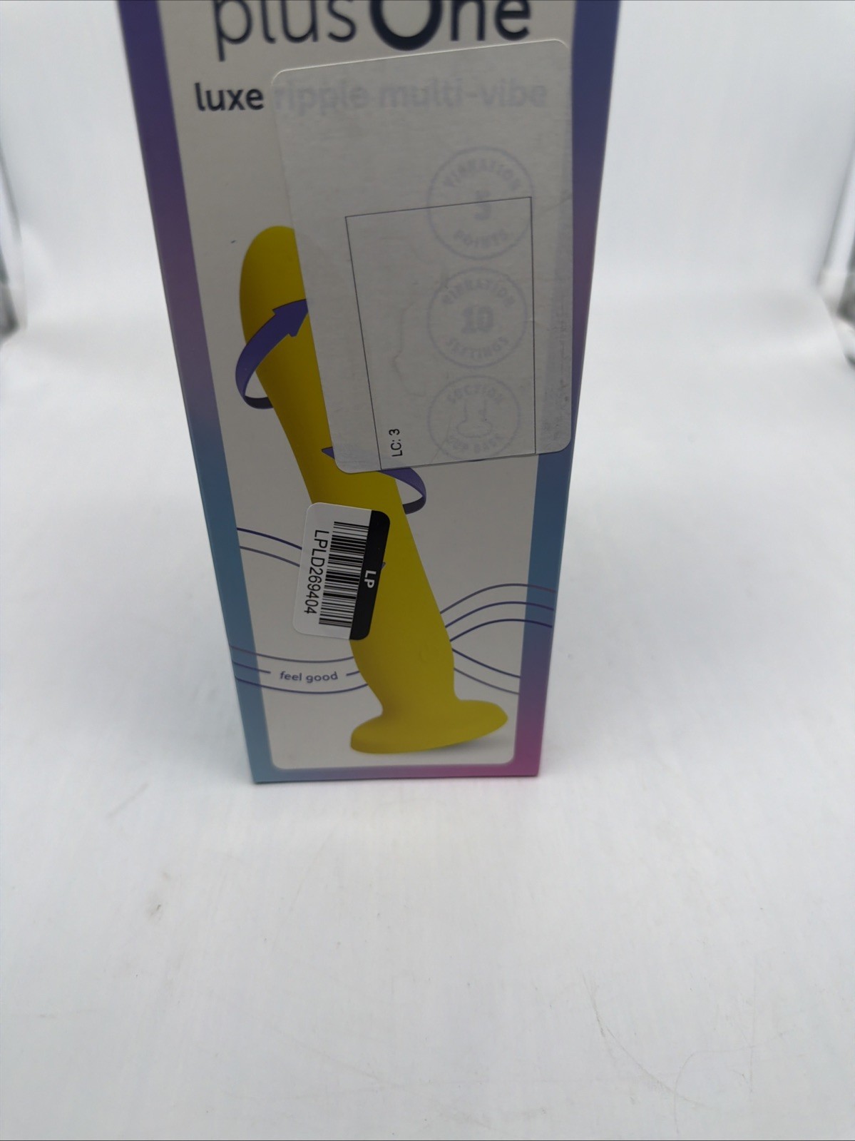Plus One Luxe Ripple Multi-Vibe Waterproof - Rechargeable-Suction Cup NEW SEALED
