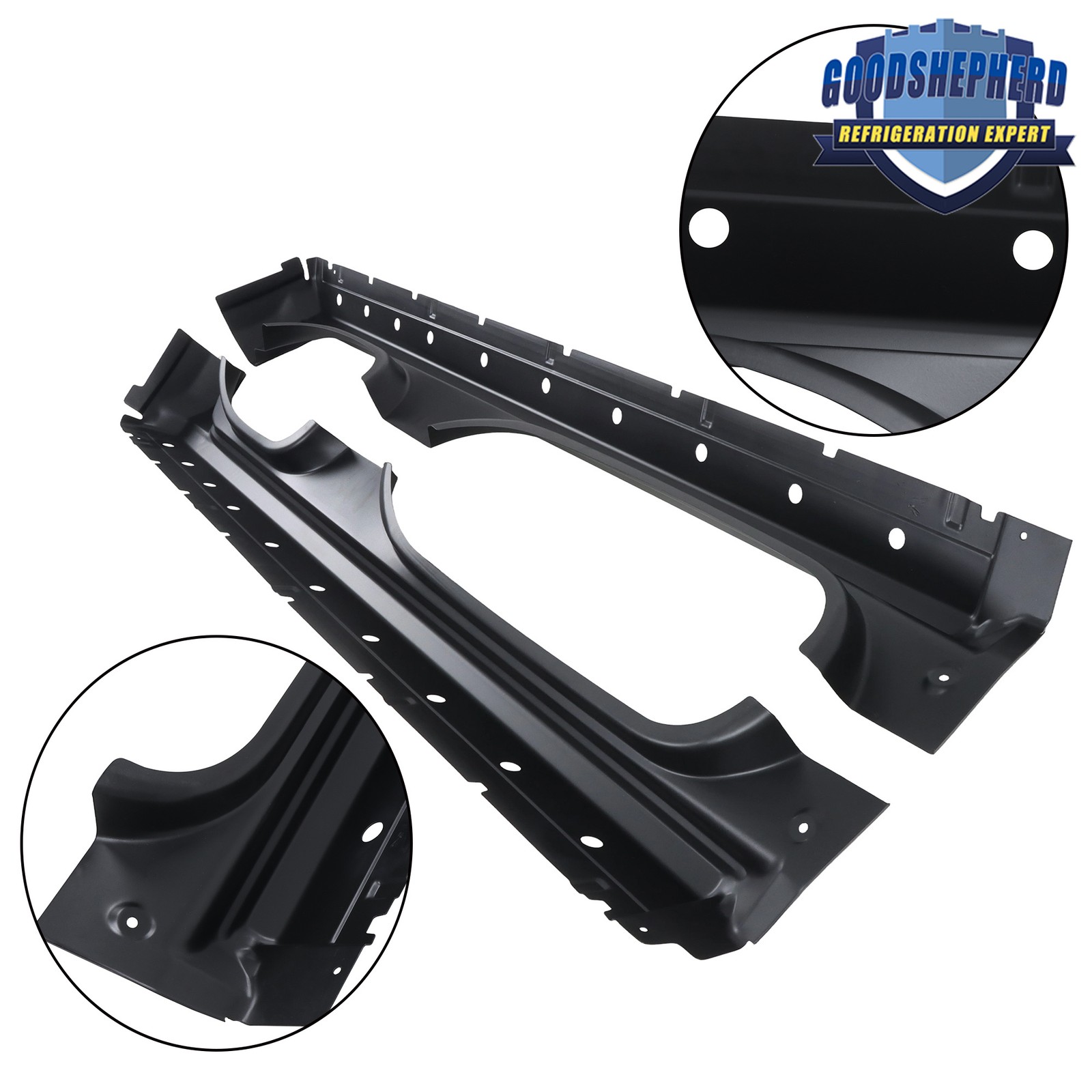Driver Passenger Rocker Panel 2Pcs Kit For Silverado/Sierra Extended Cab 14-2018
