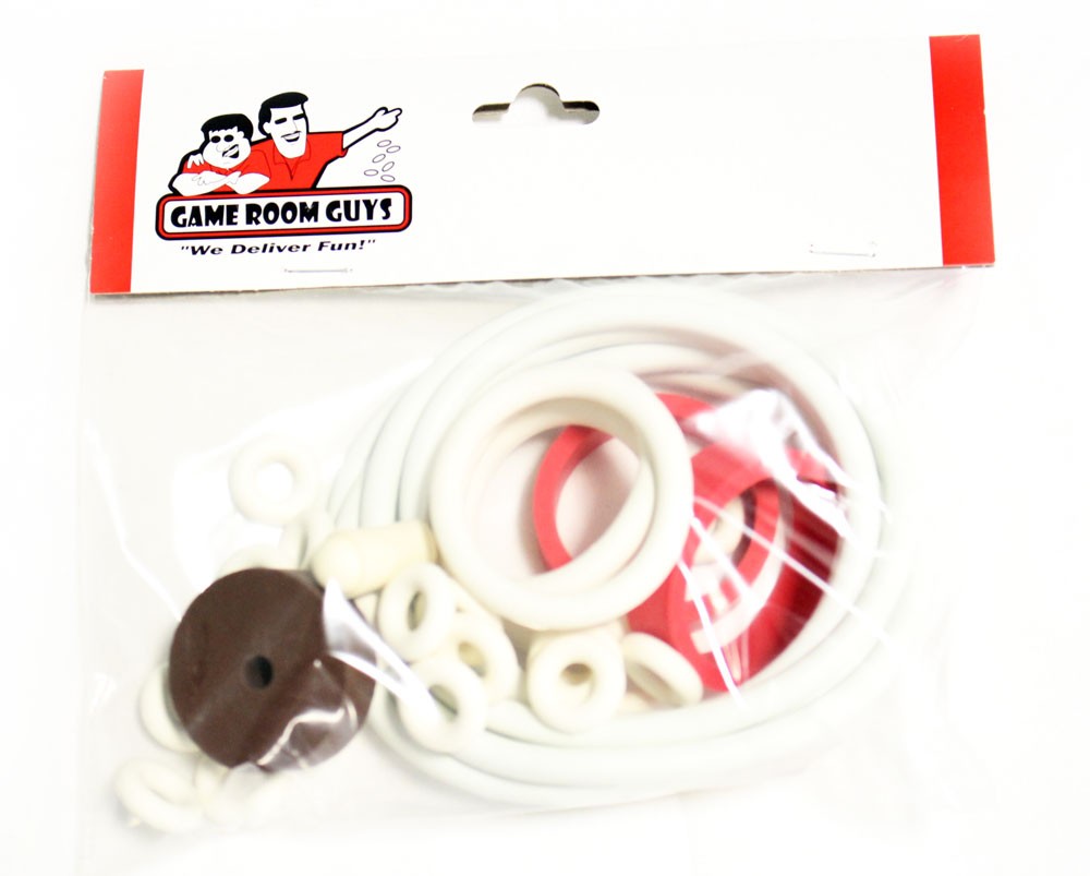 Williams Klondike Pinball Machine Replacement Repair Rubber Ring Kit White