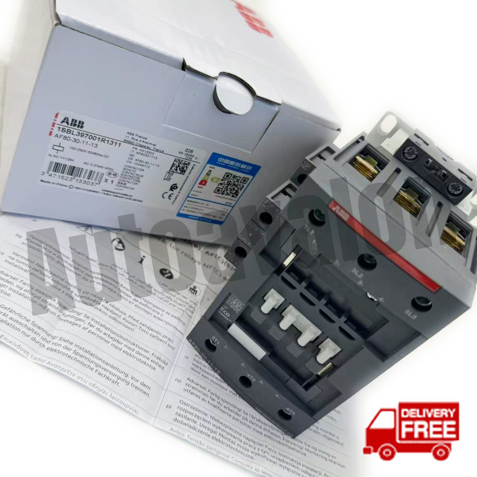 New Contactor AF80-30-11-13 for ABB 100-250V 50/60Hz
