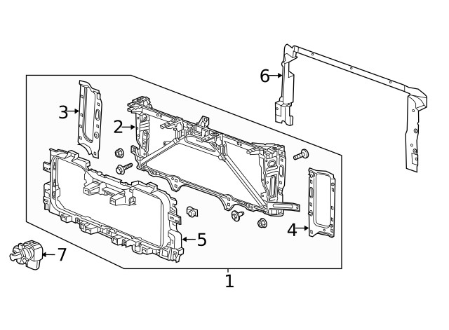 Genuine GM Air Baffle 85632899
