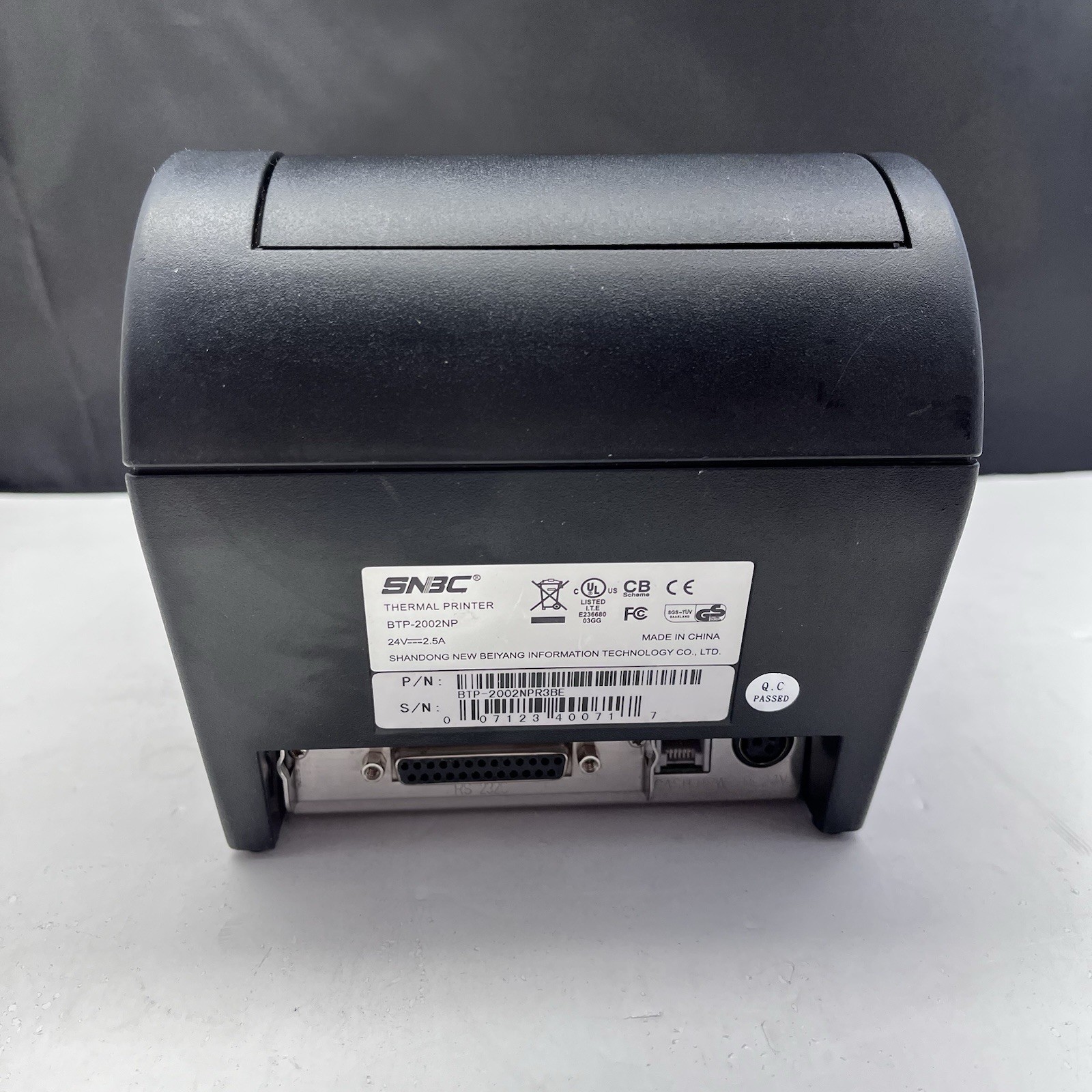 SNBC BTP- 2002NP POS Thermal Receipt Printer Serial