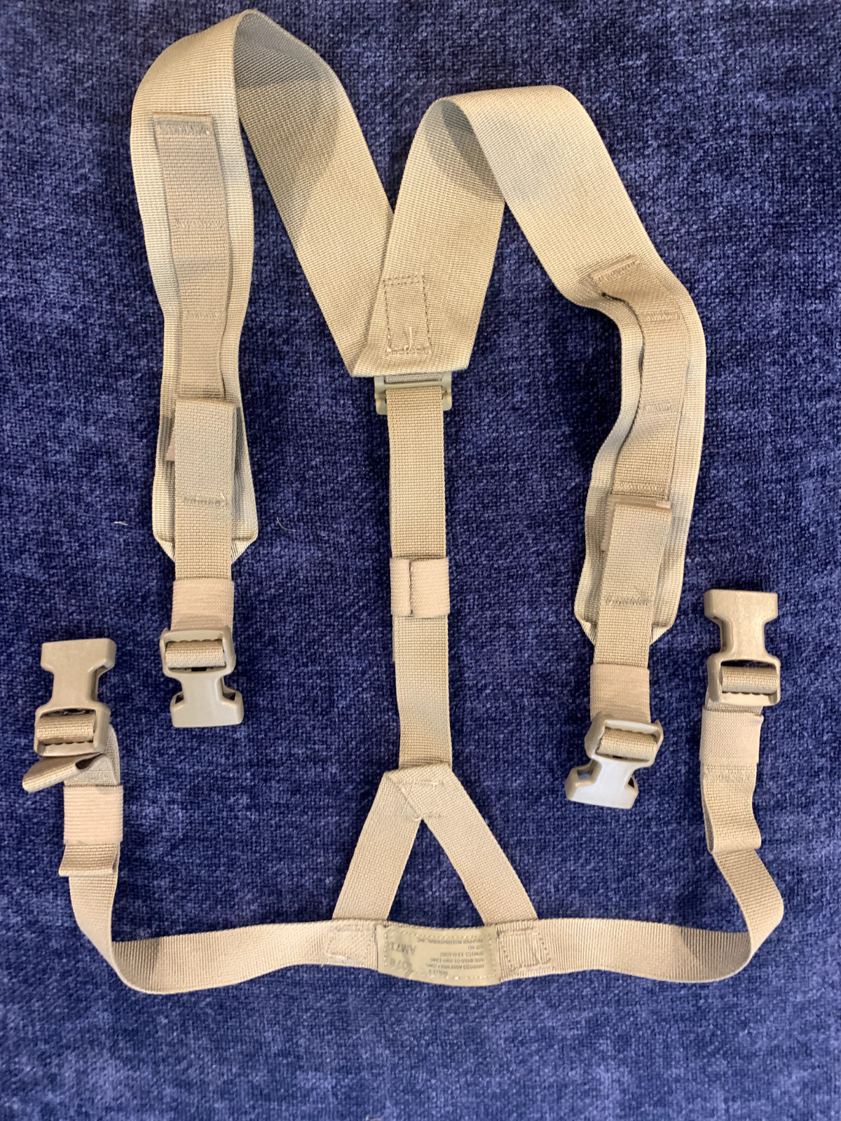 Army Tan Molle II  Adjustable Harness Assembly