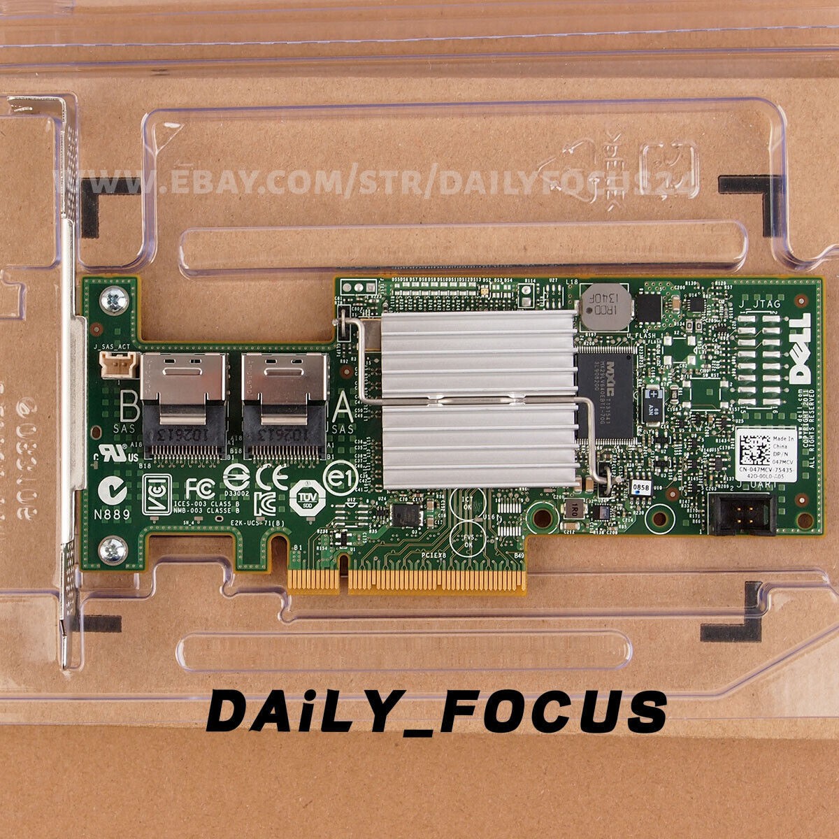 Dell H200 Integrated HBA SAS w/ LSI 9210-8i 6Gbps P20 IT Mode ZFS FreeNAS unRAID