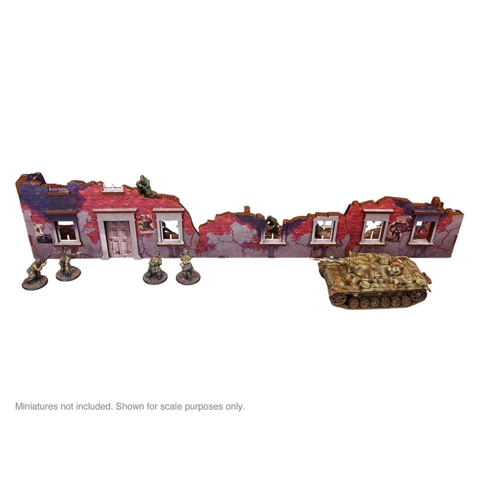 Micro Art Studio H00251 WW2 Ostfront Stalingrad Ruined Building (Bolt Action)