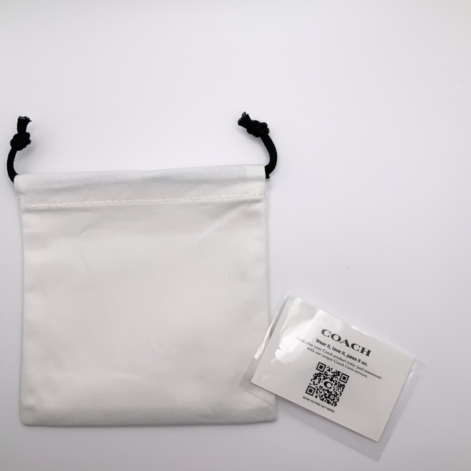 New Coach Jewelry Drawstring Pouch Dust Bag