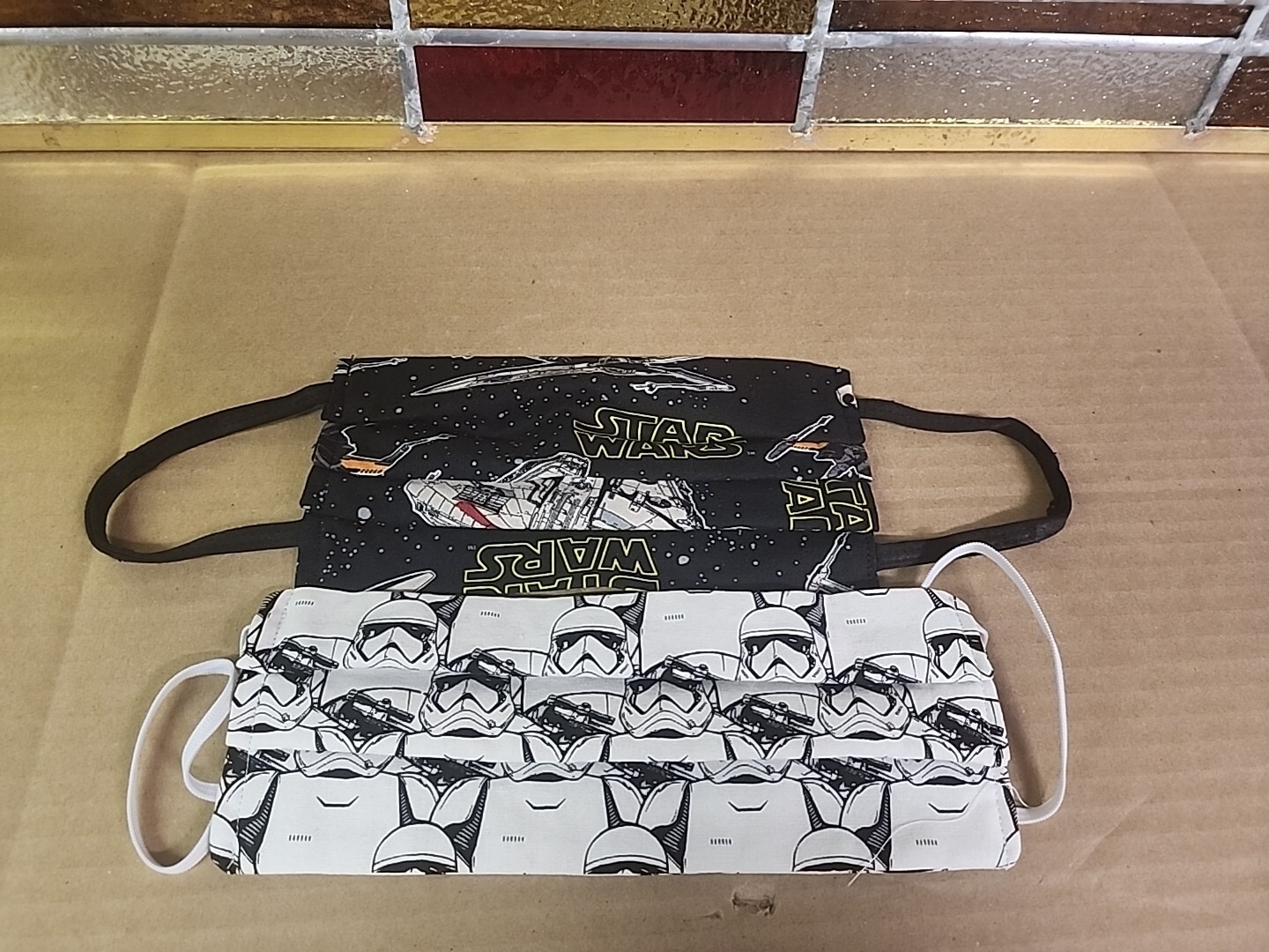 2 Star Wars Adult Face Mask / Accordion Style / Handmade / Reusable / Washable