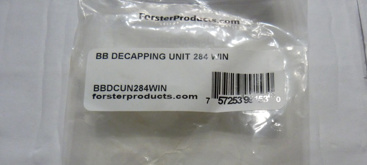 Winchester Bushing Bump Decapping Unit Forster 284