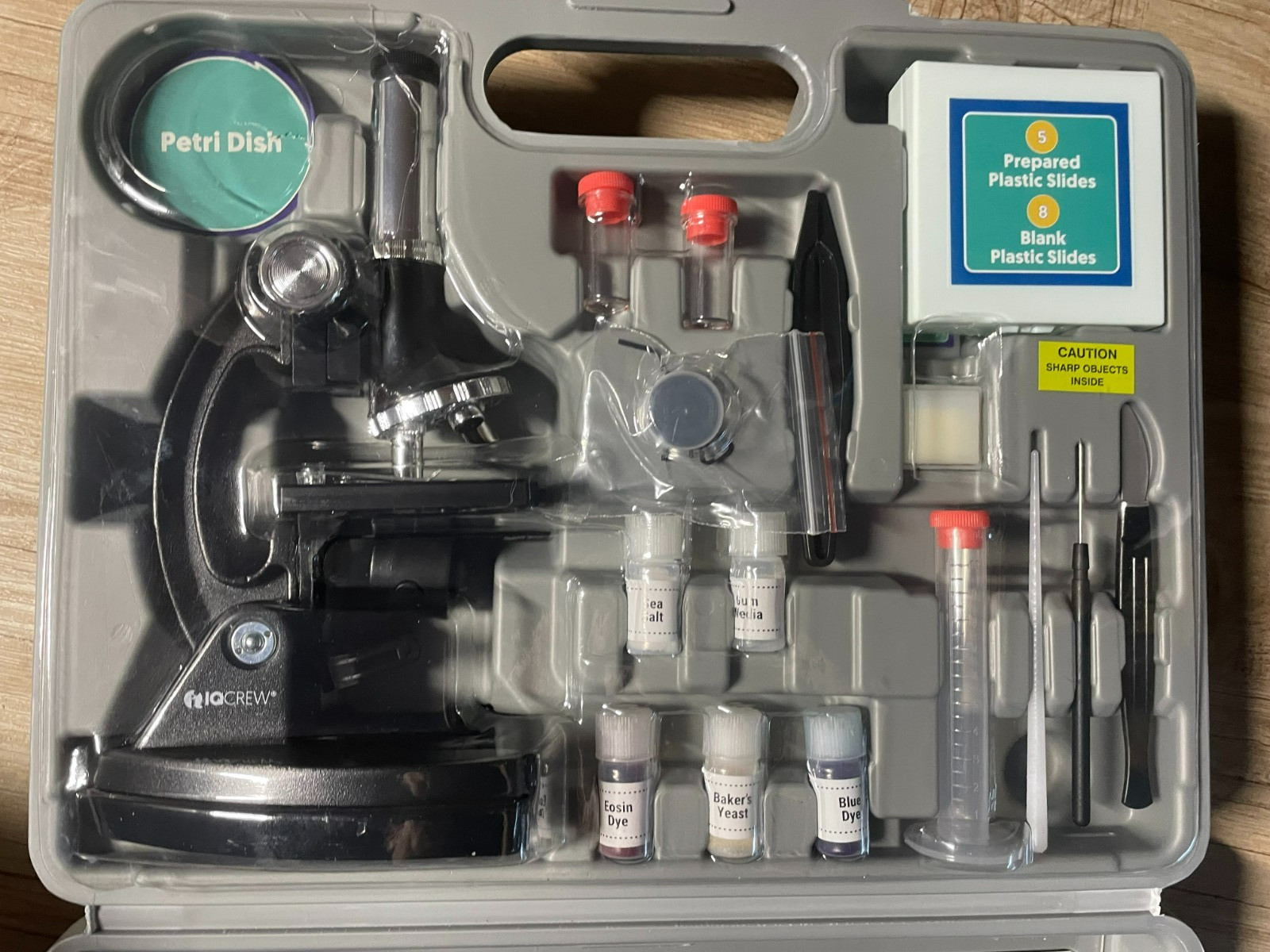 AmScope M30-ABS-KT2 Arm Kids Student Beginner Biological Microscope Kit