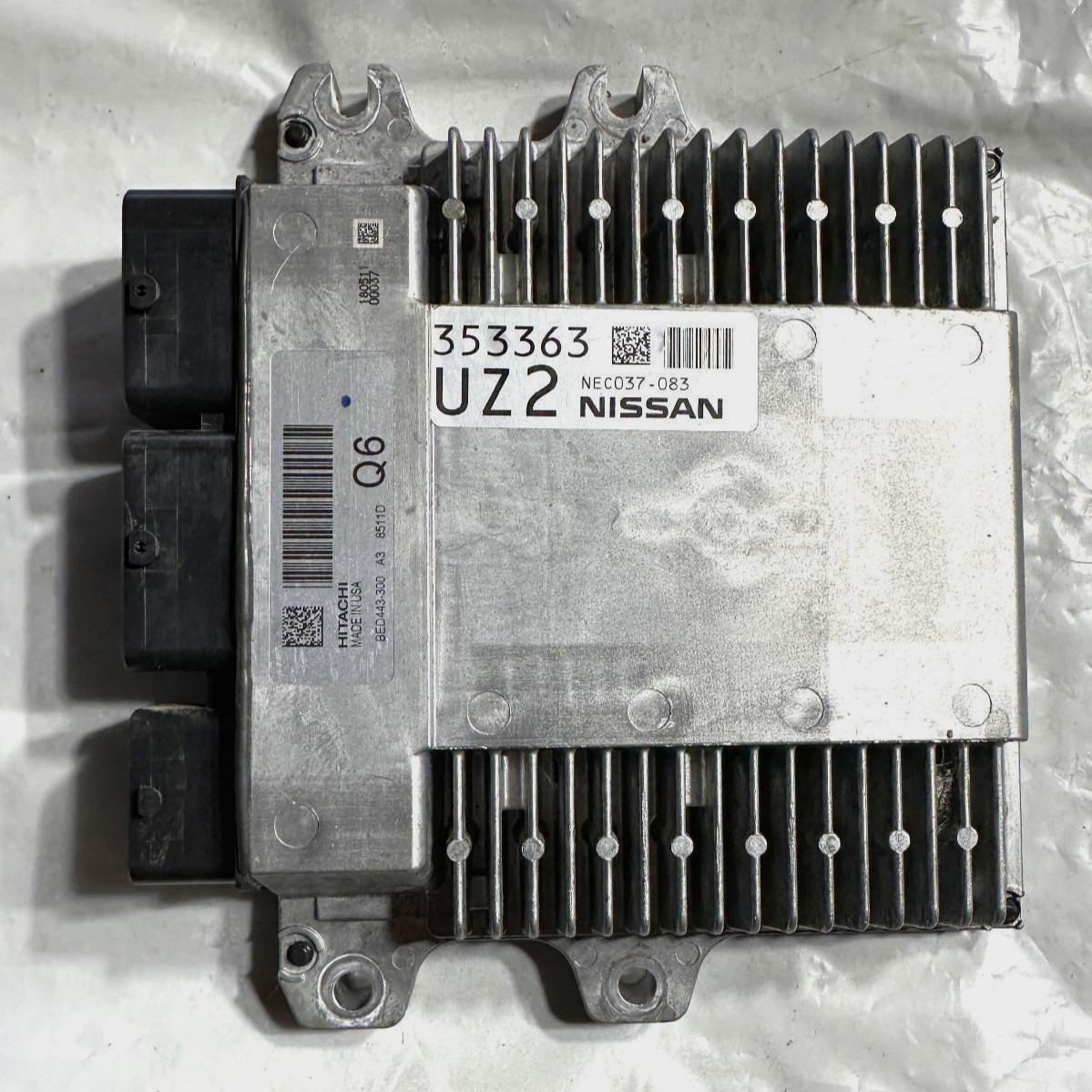 2018 NISSAN TITAN SV Engine Brain Box Electronic Control Module 5.6L, 8 cyl gas
