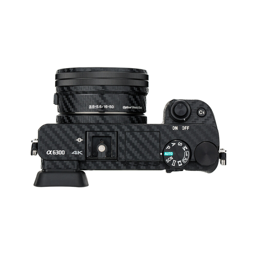 Anti-Scratch Camera Body Film Cover Protector for Sony A6400 A6300 +16-50mm Lens
