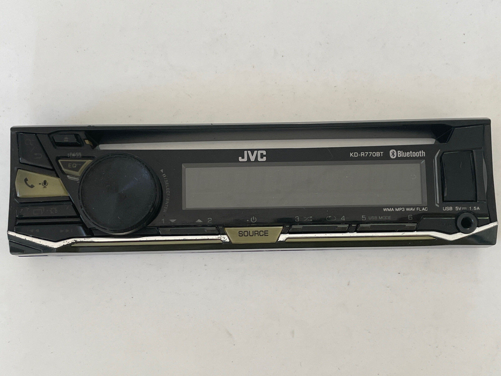 JVC KD-R770BT CAR STEREO ONLY ONLY JVC KD-R770BT FACEPLATE ONLY OEM🟠