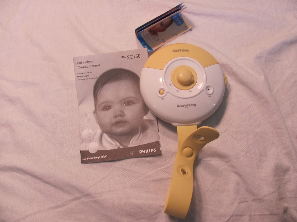 Philips Baby Care Sweet Dreams Cradle Music Player Sounds Lights SBC SC150
