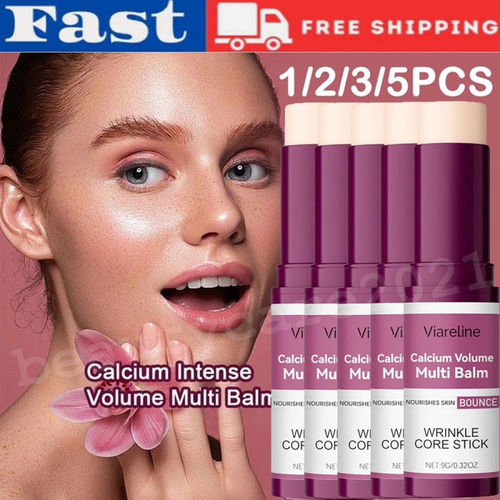 5/3PCS Calcium Volume Multi Balm, Wrinkle Core Stick, Anti-aging, Hydrating Firm