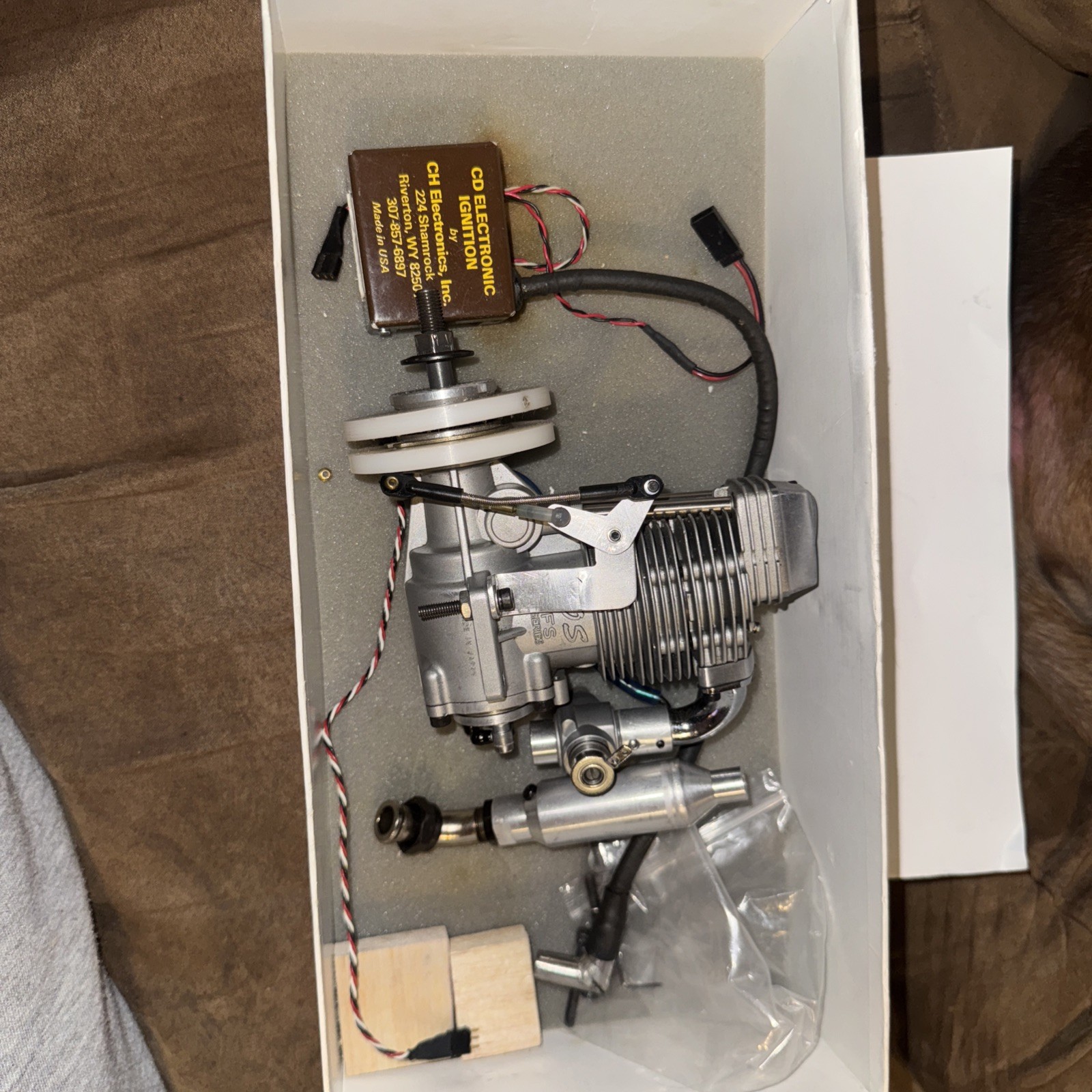 OS FS 120 Surpass lll Engine CH GASOLINE  CONVERSION  From NITRO+ gaspump RARE