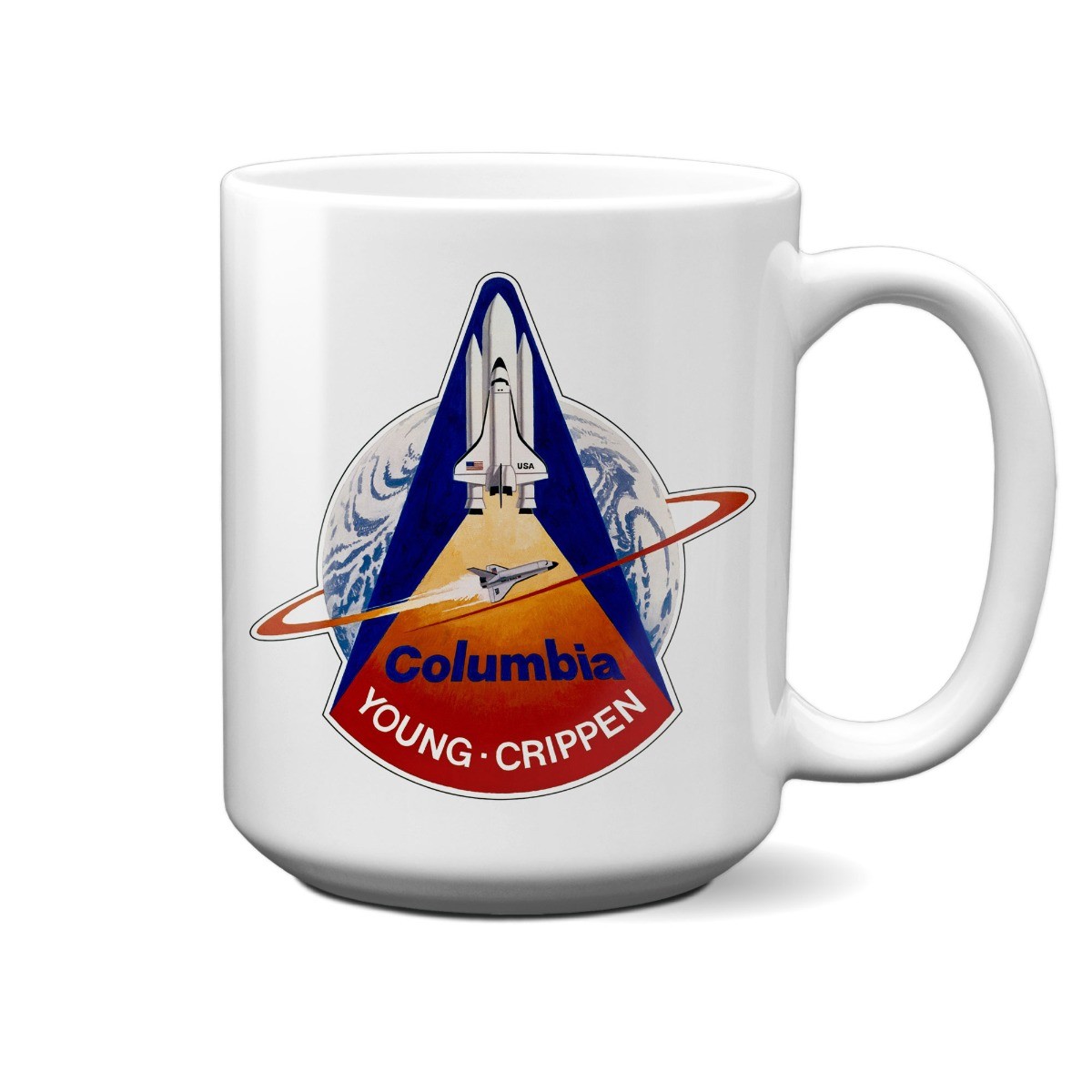 NASA Space Shuttle STS-1 Mission Logo 15 Oz Mug