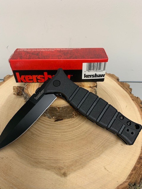 Kershaw Lockback FOLDING KNIFE XCOM 3425 Black NEW in Package Discontinued