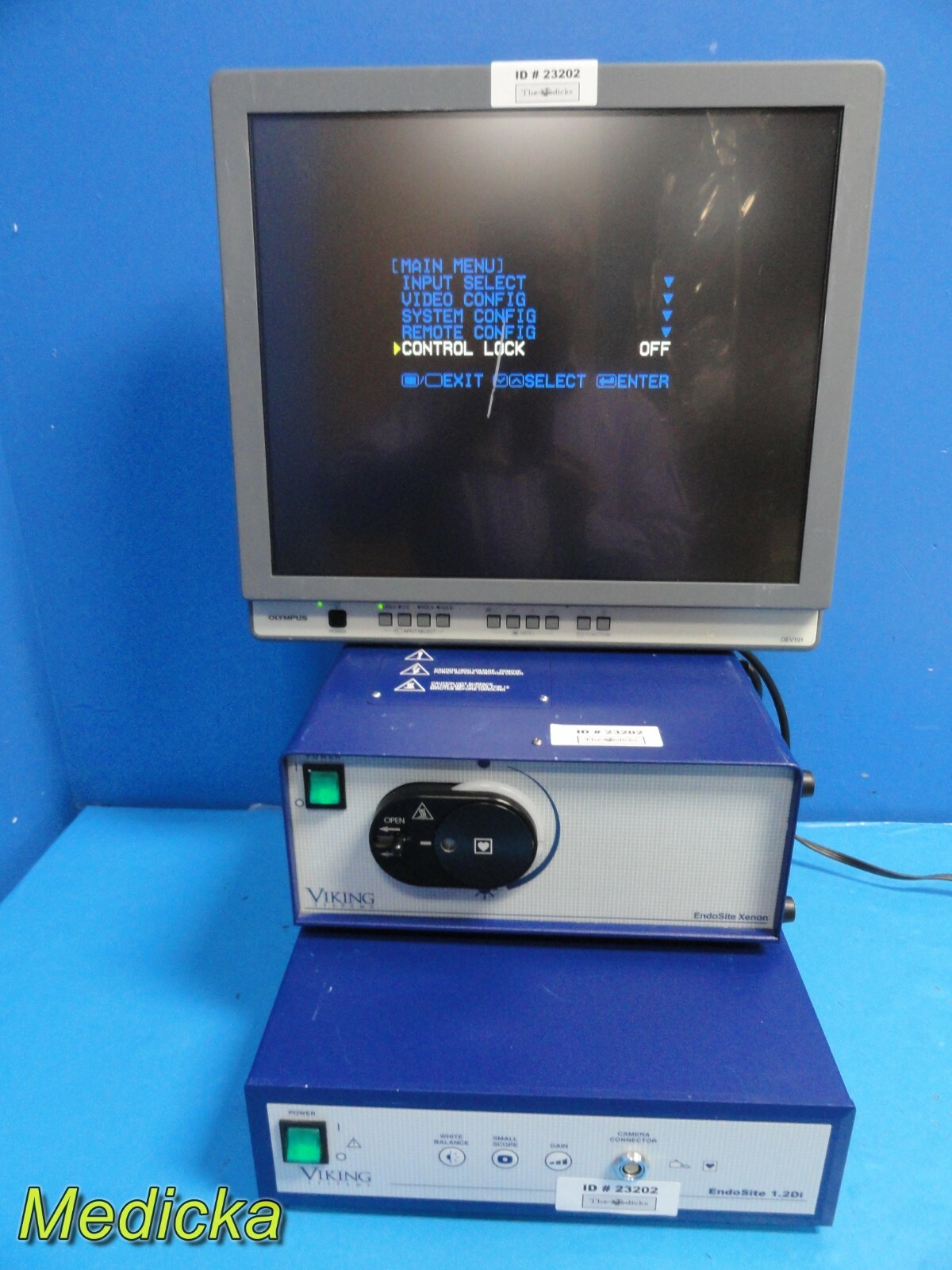 Viking System Endosite 1.2Di Camera Control W/ Light Source & OEV 19'' LCD~23202