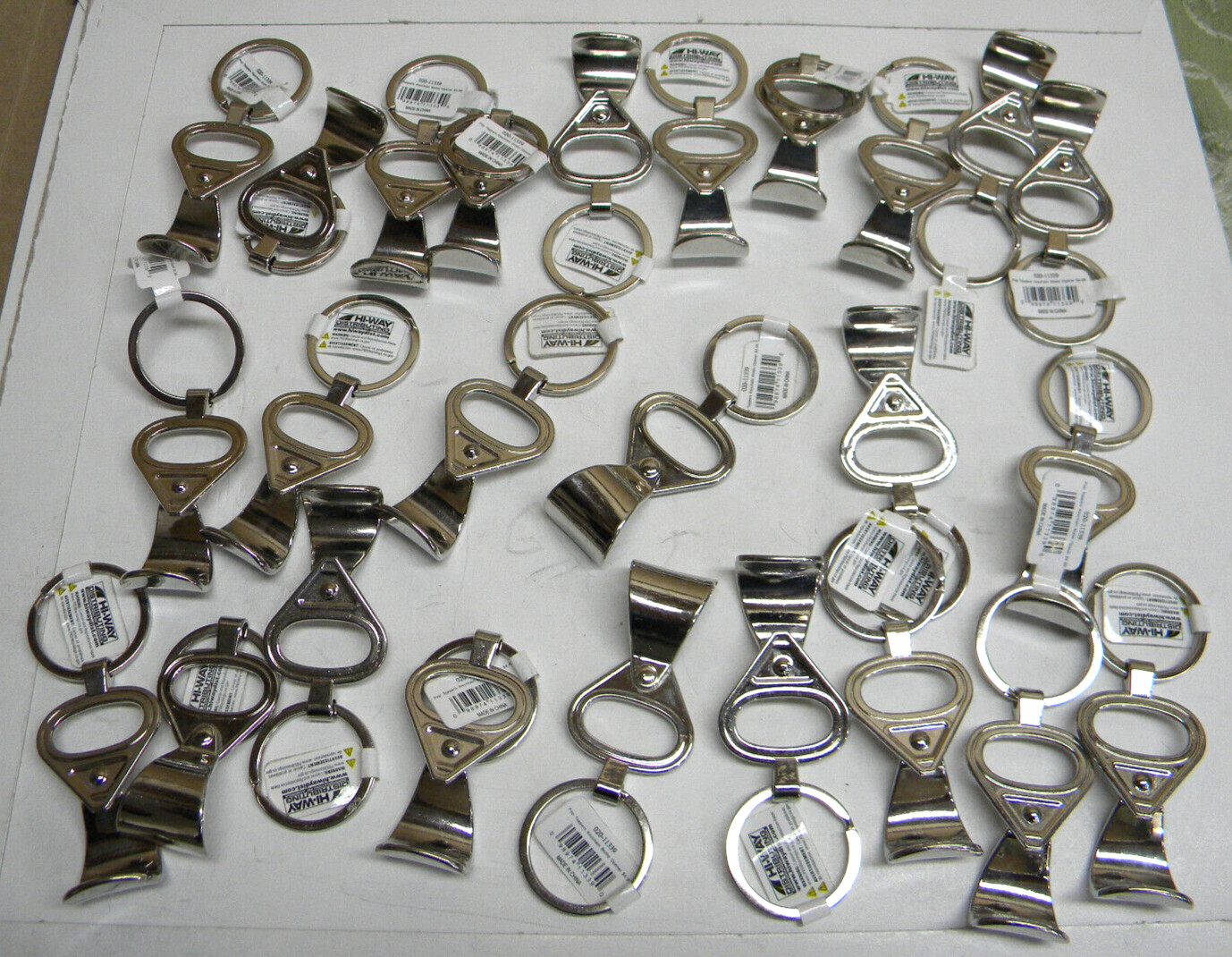 Lot of 25 pc Metal Pop Toppers Bottle Opener Keychain Key Chain NWT