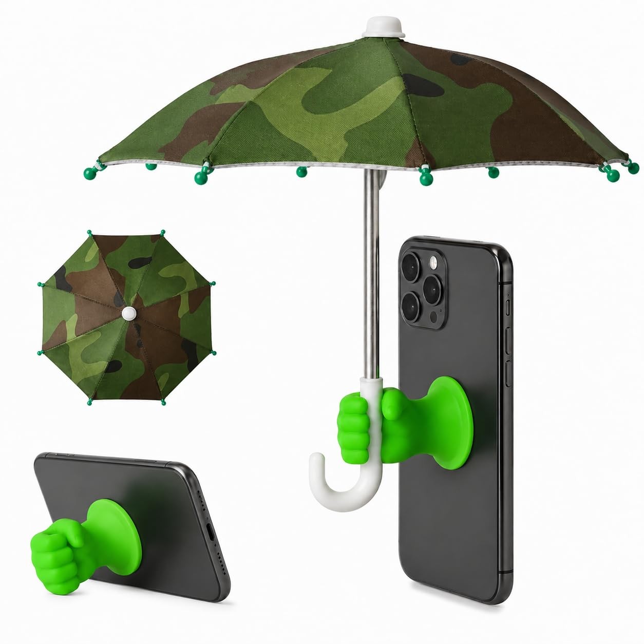 Phone Umbrella for Sun Anti Glare Phone Shade Mini Cell Phone Sun Shield Camo