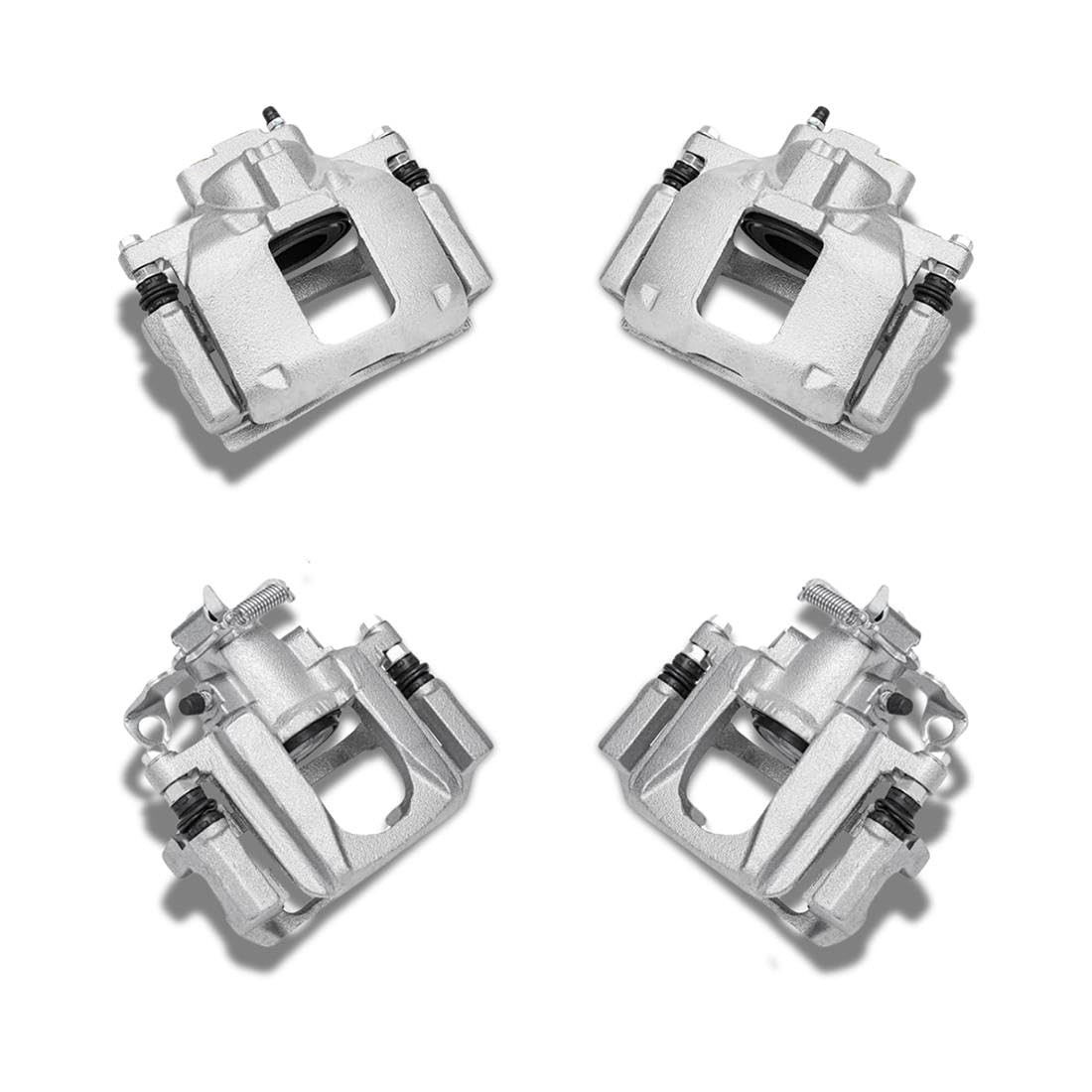 Front Rear Brake Caliper Set of 4 for Hyundai Santa Fe 2.4L 2.7L 2001-2006