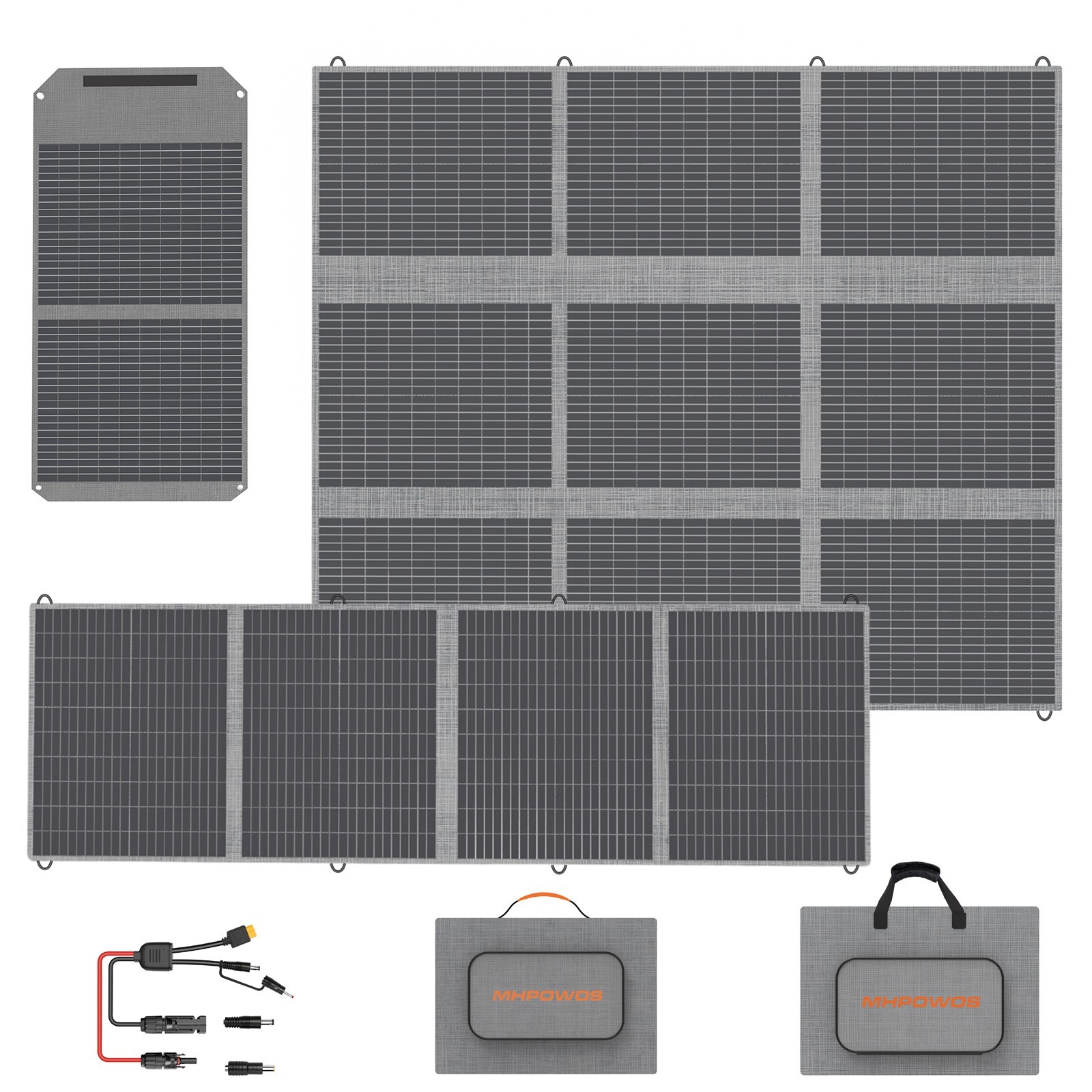MHPOWOS Foldable Solar Panel 400W 200W 100W for Ecoflow Delta 2 Delta Pro