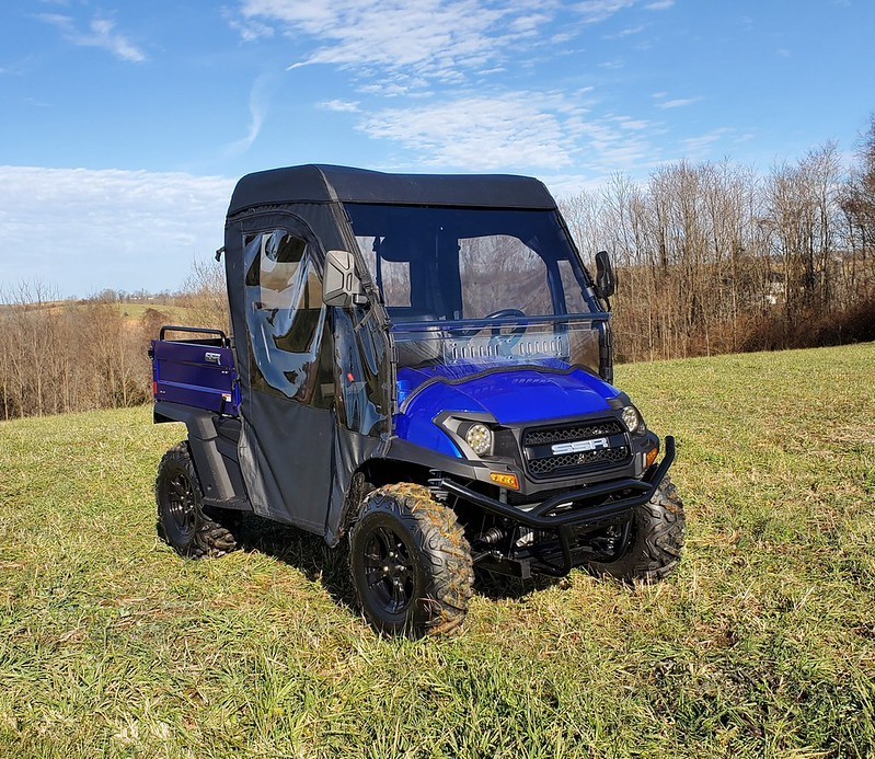 SSR Bison 400U - 200U - 200P Vented Windshield with Quick Install Straps