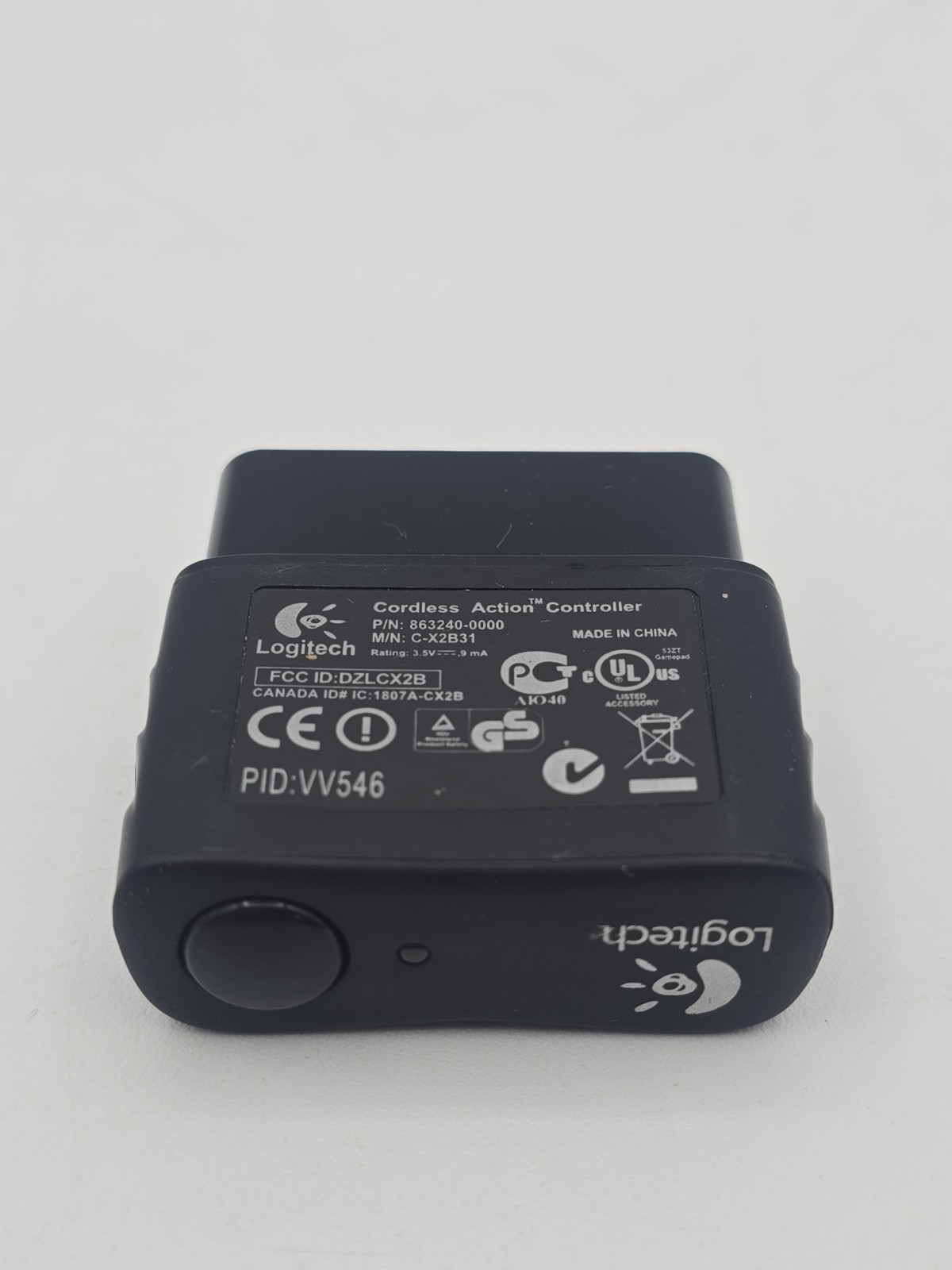 Logitech C-X2B31 Receiver Dongle for Cordless Action PS2 Controller 863240-0000