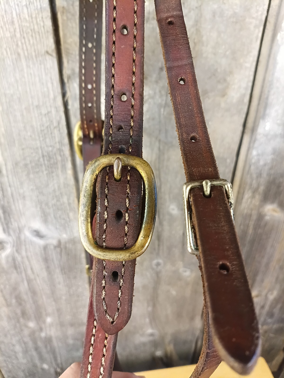 Scalloped Browband Western Headstall With brass Snaps