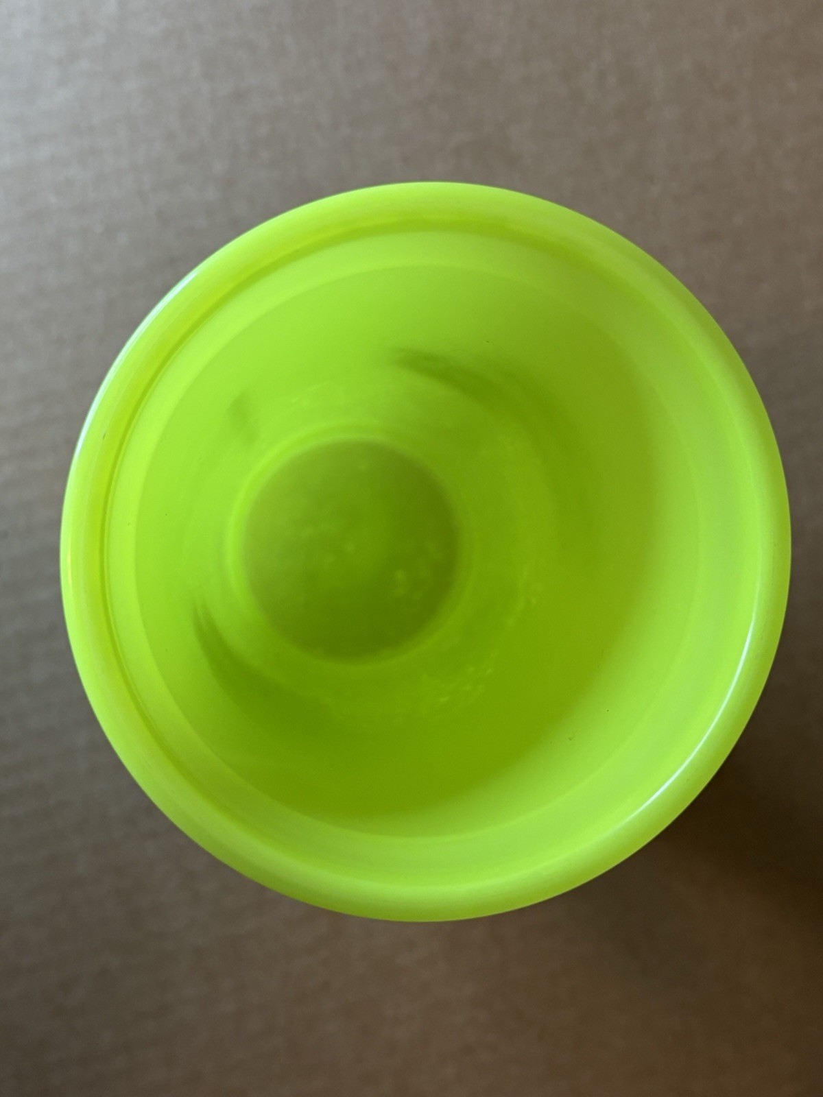 Rocket City Trash Pandas Cup by Whirley Neon Yellow / Green Baseball Minors