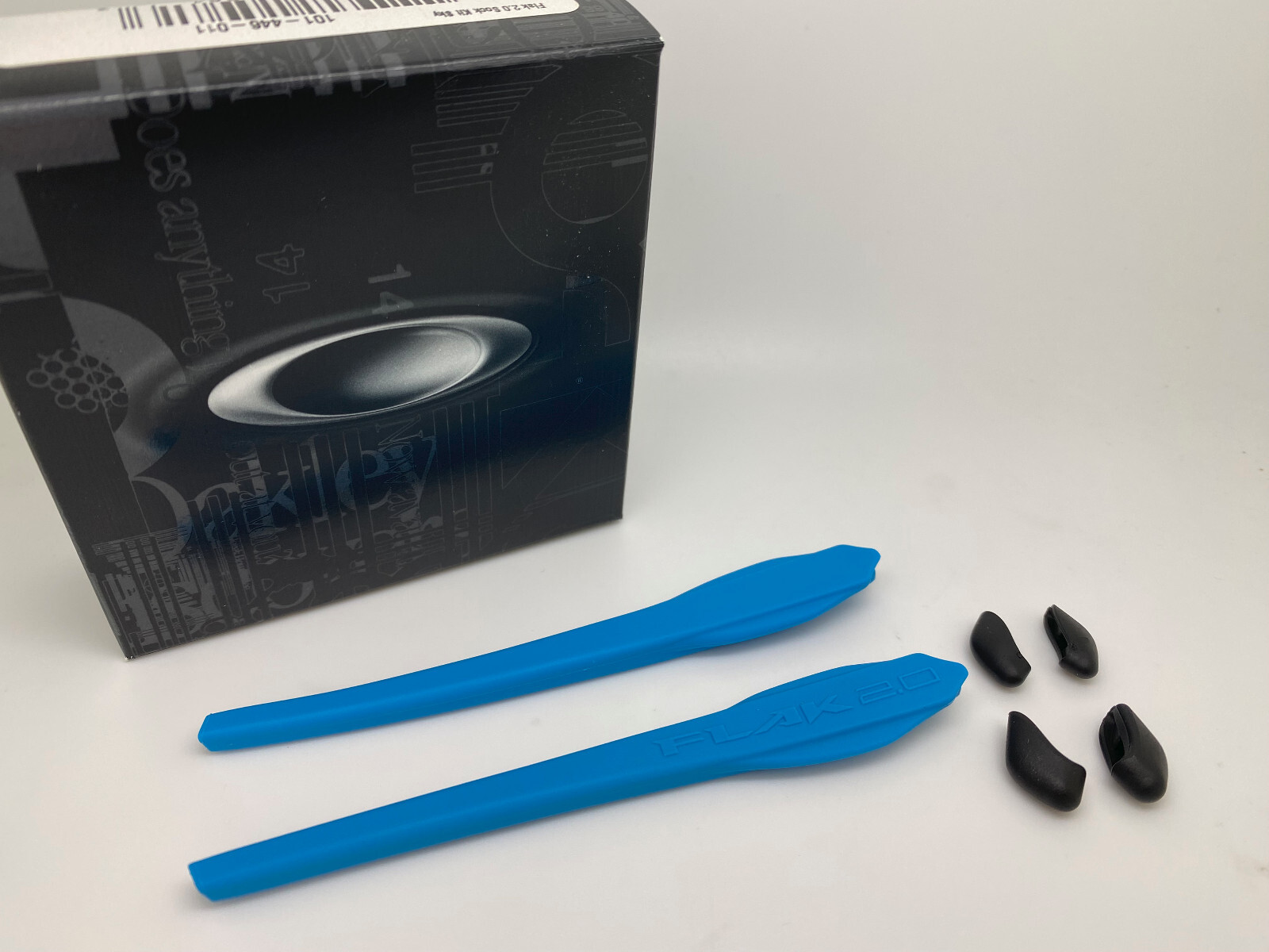 AUTHENTIC OAKLEY FLAK 2.0 EAR SOCKS & NOSE PADS KIT Sky Blue