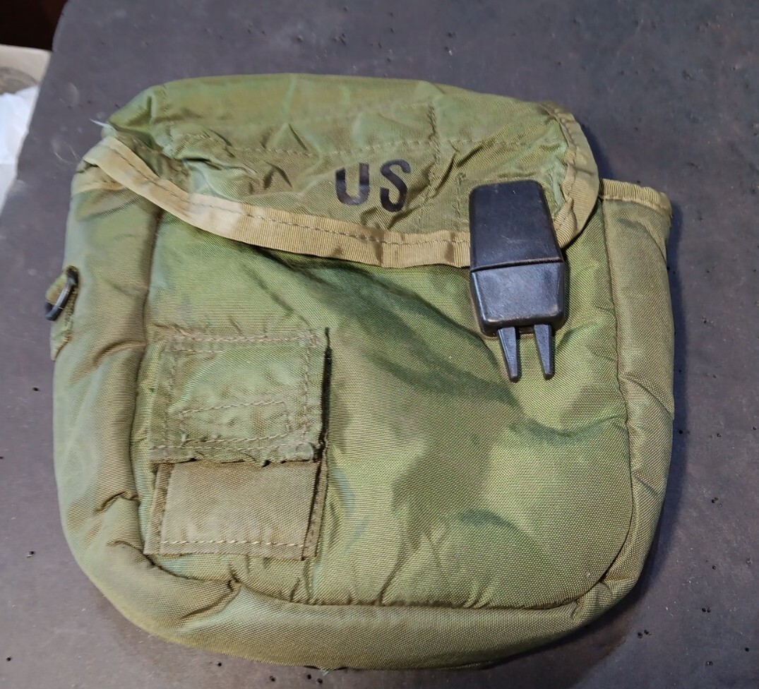 US Military Army Collapsible 2 Quart Qt Water Hydration Canteen Cover No Sling
